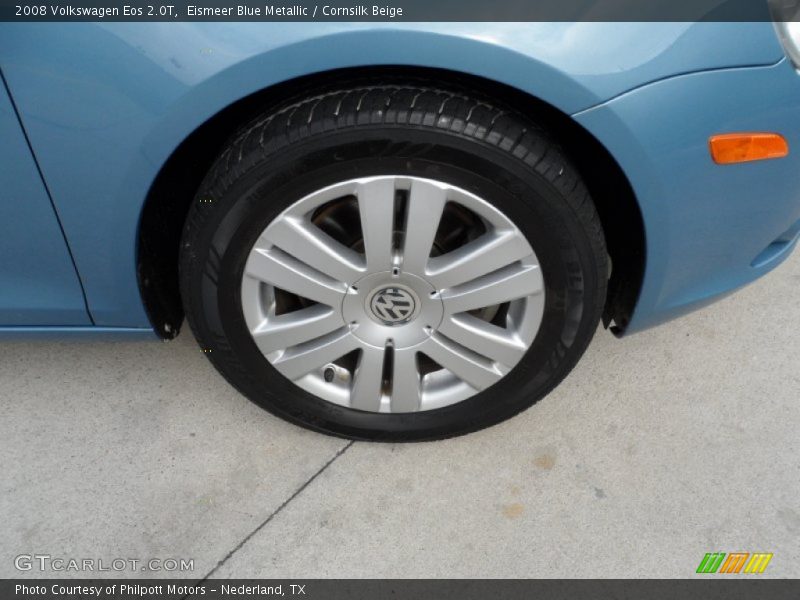 Eismeer Blue Metallic / Cornsilk Beige 2008 Volkswagen Eos 2.0T