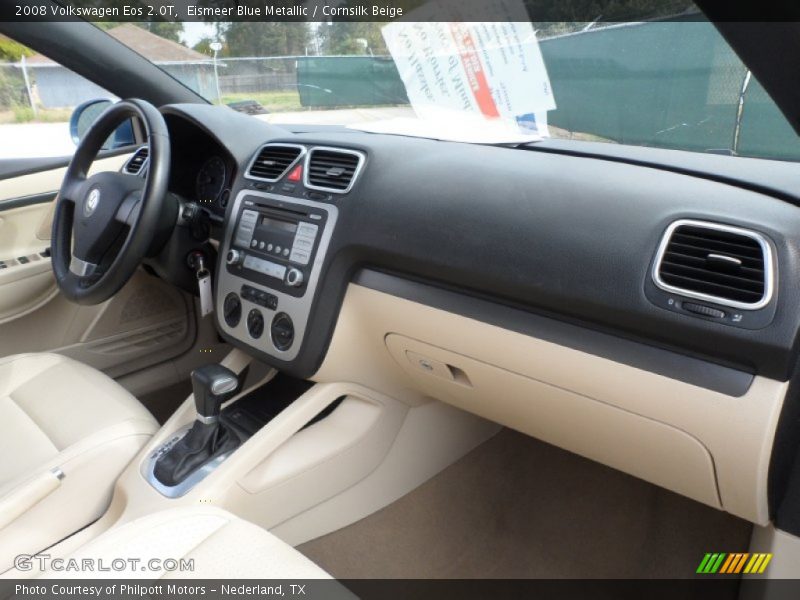 Eismeer Blue Metallic / Cornsilk Beige 2008 Volkswagen Eos 2.0T