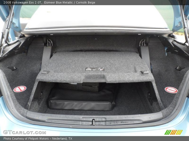 Eismeer Blue Metallic / Cornsilk Beige 2008 Volkswagen Eos 2.0T