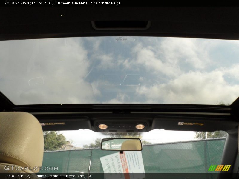 Eismeer Blue Metallic / Cornsilk Beige 2008 Volkswagen Eos 2.0T