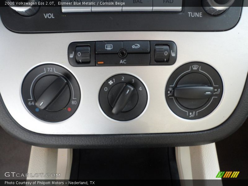 Eismeer Blue Metallic / Cornsilk Beige 2008 Volkswagen Eos 2.0T