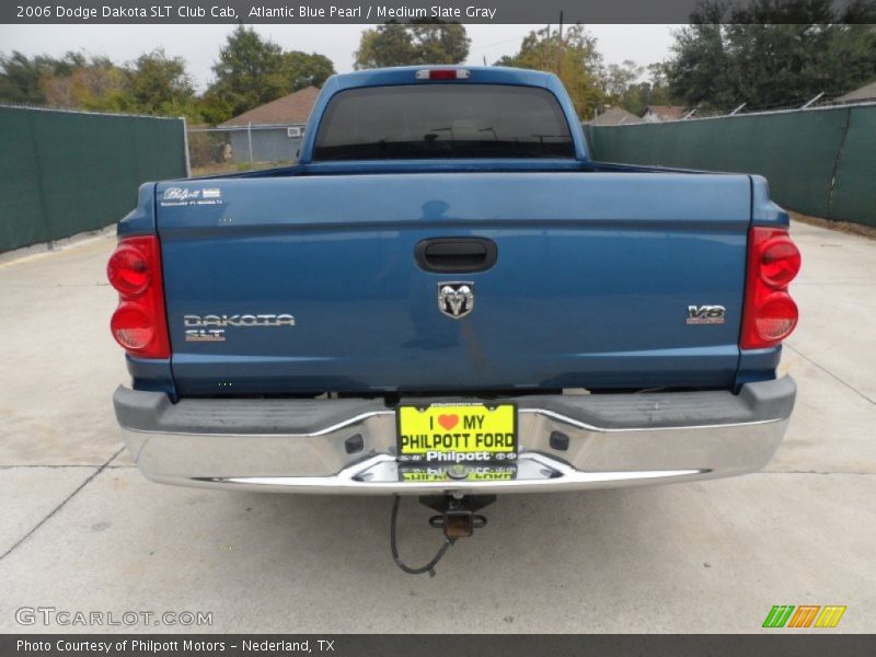 Atlantic Blue Pearl / Medium Slate Gray 2006 Dodge Dakota SLT Club Cab