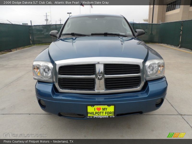 Atlantic Blue Pearl / Medium Slate Gray 2006 Dodge Dakota SLT Club Cab
