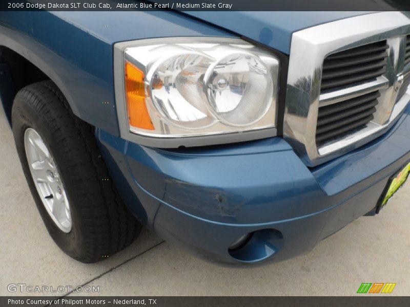 Atlantic Blue Pearl / Medium Slate Gray 2006 Dodge Dakota SLT Club Cab