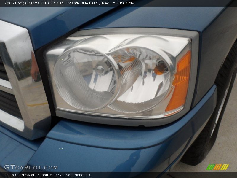 Atlantic Blue Pearl / Medium Slate Gray 2006 Dodge Dakota SLT Club Cab