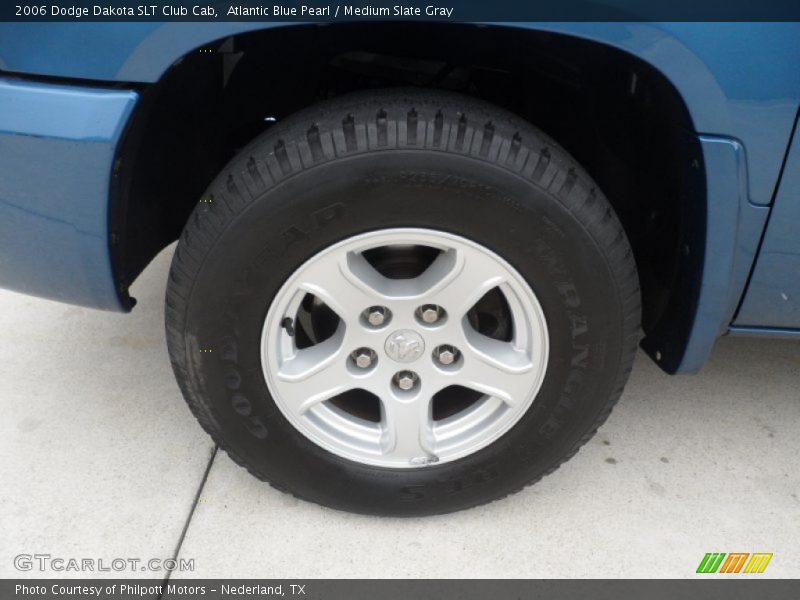 Atlantic Blue Pearl / Medium Slate Gray 2006 Dodge Dakota SLT Club Cab