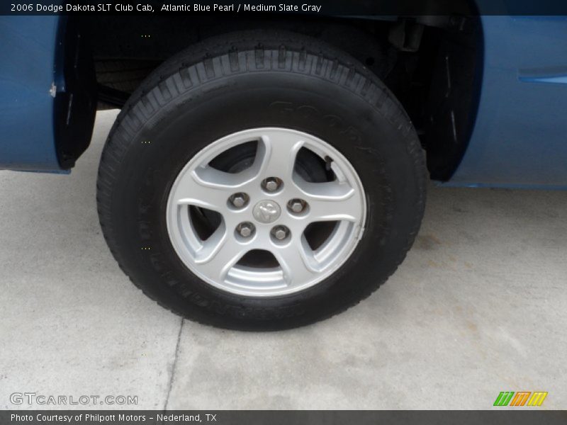 Atlantic Blue Pearl / Medium Slate Gray 2006 Dodge Dakota SLT Club Cab