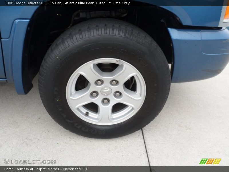 Atlantic Blue Pearl / Medium Slate Gray 2006 Dodge Dakota SLT Club Cab