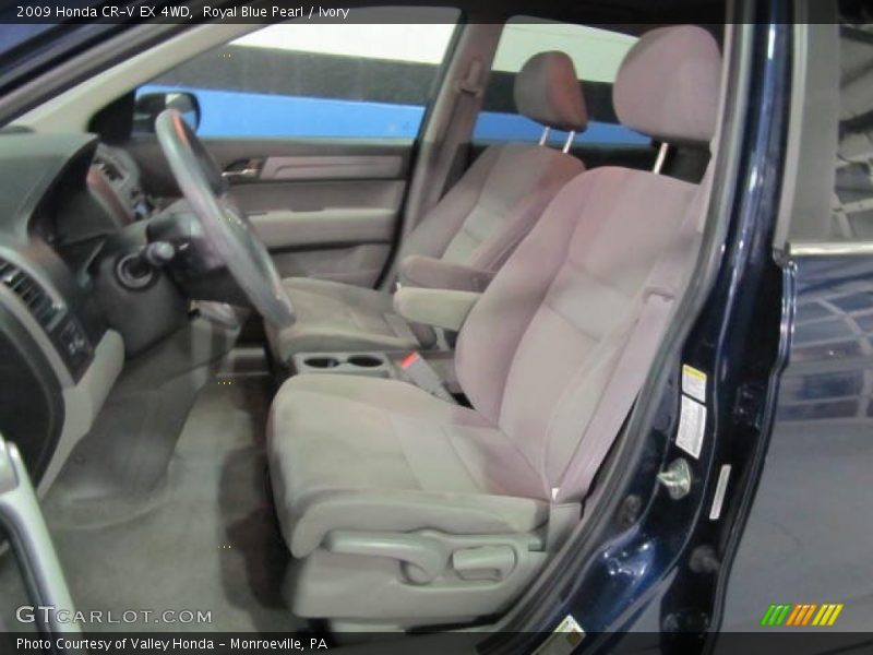 Royal Blue Pearl / Ivory 2009 Honda CR-V EX 4WD