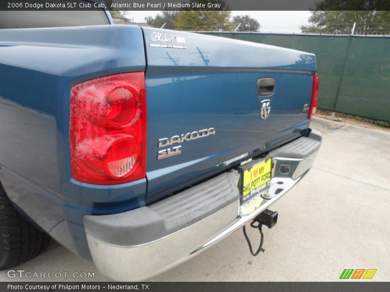 Atlantic Blue Pearl / Medium Slate Gray 2006 Dodge Dakota SLT Club Cab
