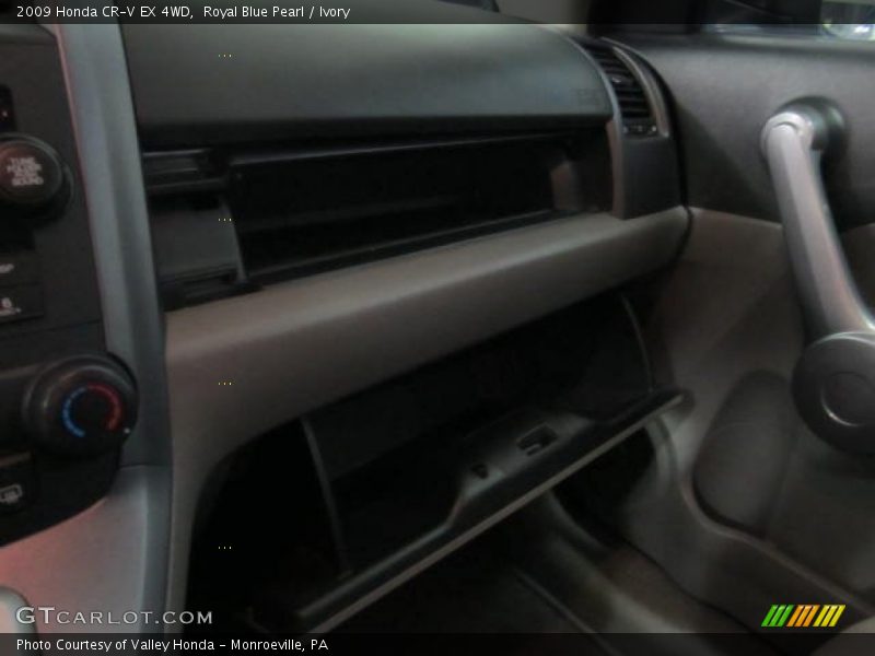 Royal Blue Pearl / Ivory 2009 Honda CR-V EX 4WD