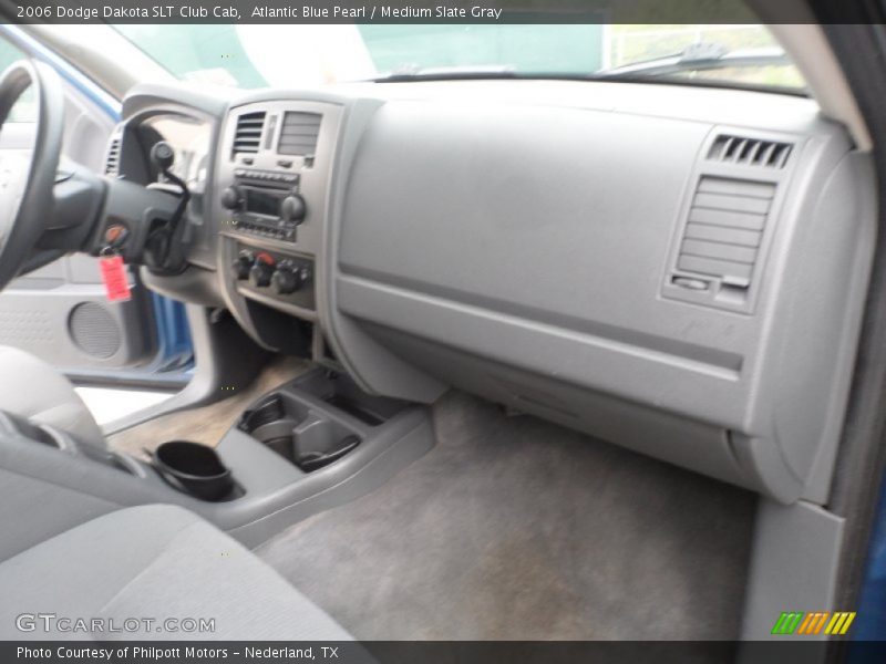 Atlantic Blue Pearl / Medium Slate Gray 2006 Dodge Dakota SLT Club Cab