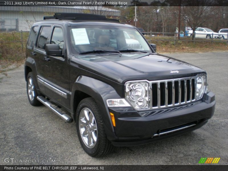 Dark Charcoal Pearl / Pastel Pebble Beige 2011 Jeep Liberty Limited 4x4