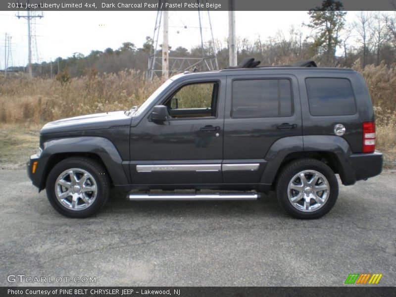 Dark Charcoal Pearl / Pastel Pebble Beige 2011 Jeep Liberty Limited 4x4