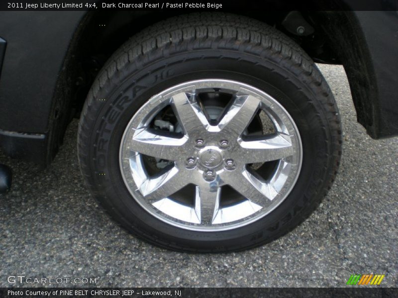 Dark Charcoal Pearl / Pastel Pebble Beige 2011 Jeep Liberty Limited 4x4