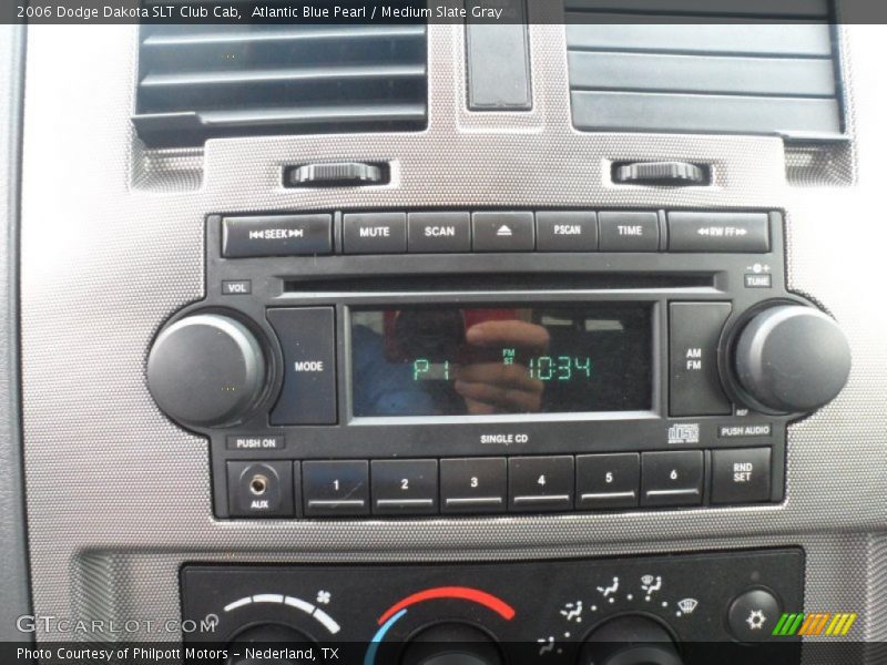 Atlantic Blue Pearl / Medium Slate Gray 2006 Dodge Dakota SLT Club Cab
