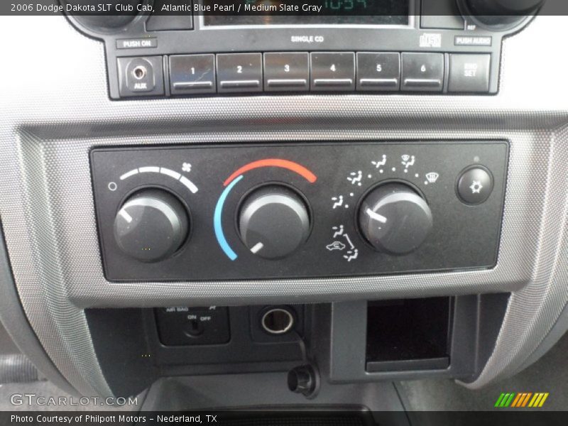 Atlantic Blue Pearl / Medium Slate Gray 2006 Dodge Dakota SLT Club Cab