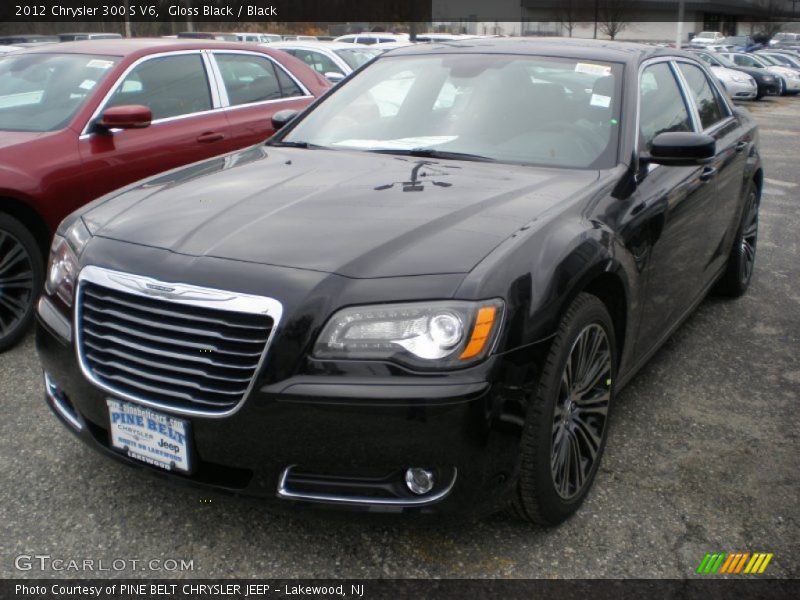 Gloss Black / Black 2012 Chrysler 300 S V6