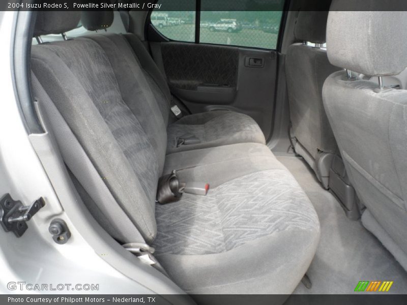  2004 Rodeo S Gray Interior