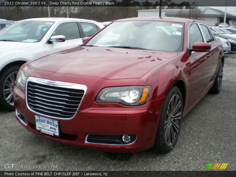 Deep Cherry Red Crystal Pearl / Black 2012 Chrysler 300 S V6