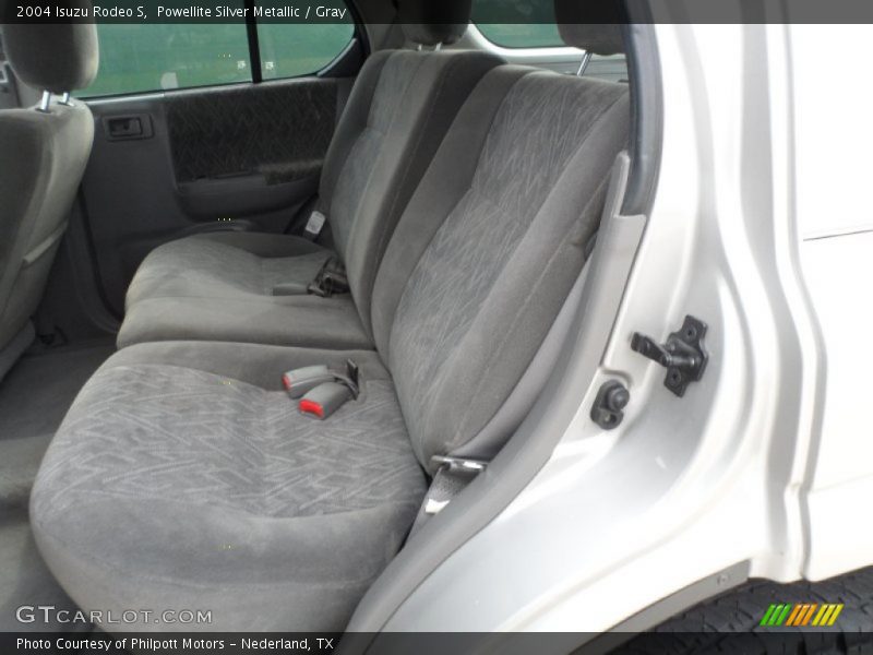  2004 Rodeo S Gray Interior