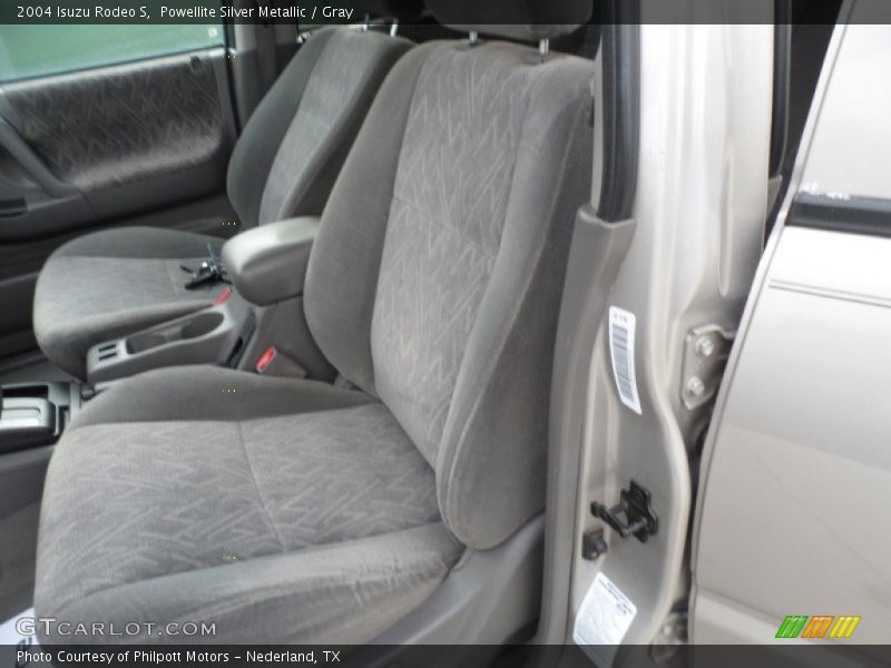  2004 Rodeo S Gray Interior