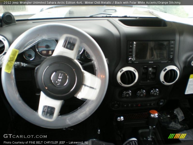 Dashboard of 2012 Wrangler Unlimited Sahara Arctic Edition 4x4