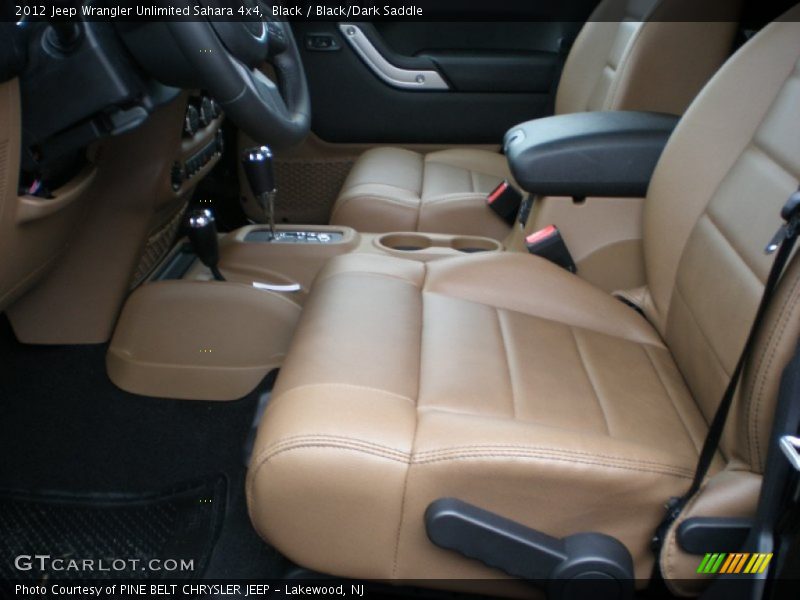 Black / Black/Dark Saddle 2012 Jeep Wrangler Unlimited Sahara 4x4