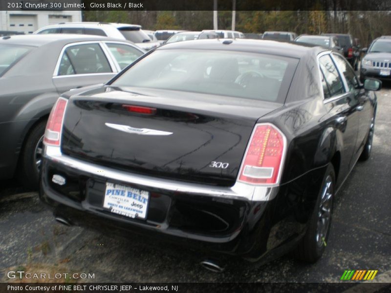 Gloss Black / Black 2012 Chrysler 300 Limited