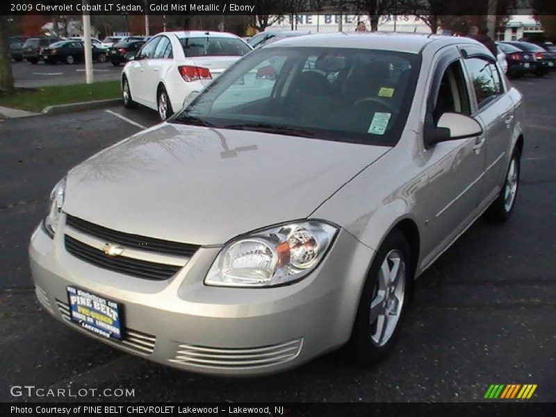 Gold Mist Metallic / Ebony 2009 Chevrolet Cobalt LT Sedan