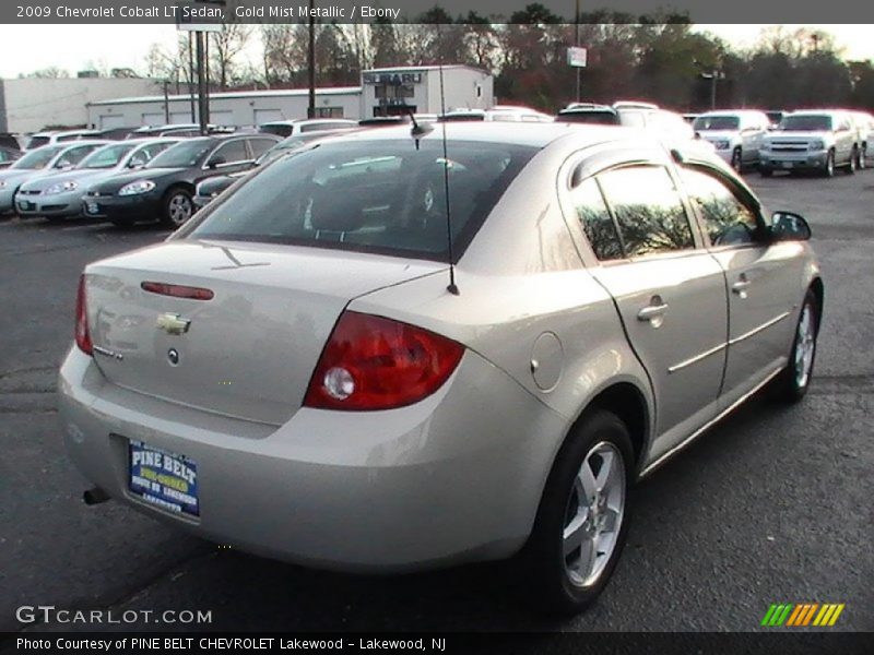 Gold Mist Metallic / Ebony 2009 Chevrolet Cobalt LT Sedan
