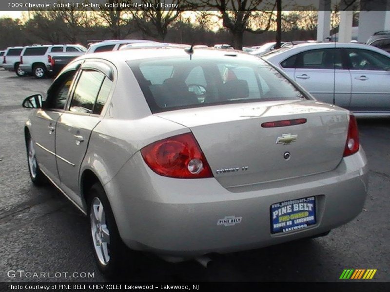 Gold Mist Metallic / Ebony 2009 Chevrolet Cobalt LT Sedan
