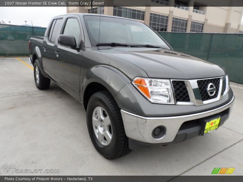 Storm Gray / Desert 2007 Nissan Frontier SE Crew Cab