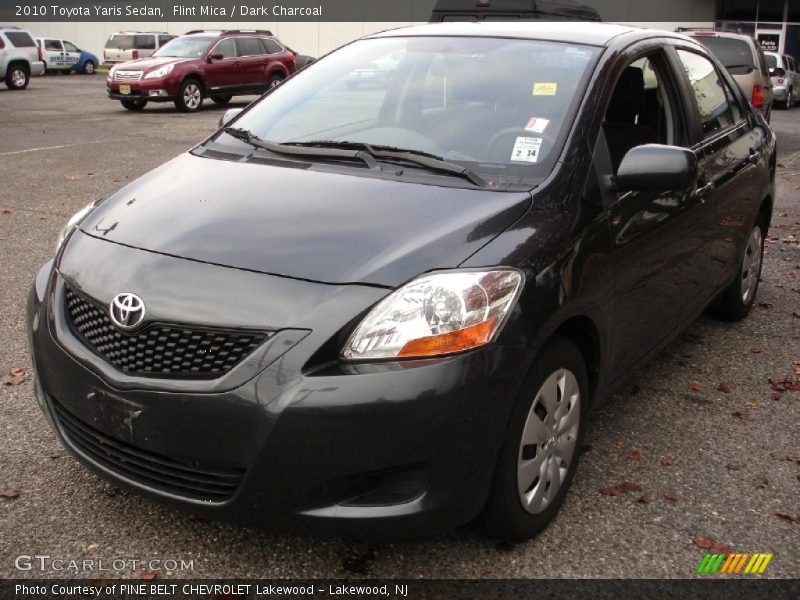 Flint Mica / Dark Charcoal 2010 Toyota Yaris Sedan