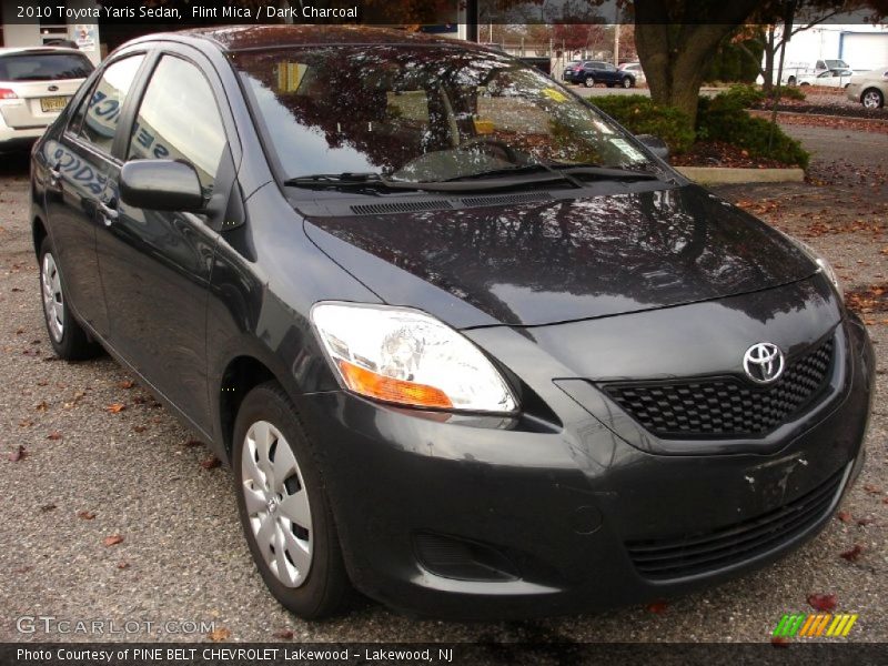 Flint Mica / Dark Charcoal 2010 Toyota Yaris Sedan