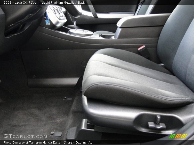 Liquid Platinum Metallic / Black 2008 Mazda CX-7 Sport
