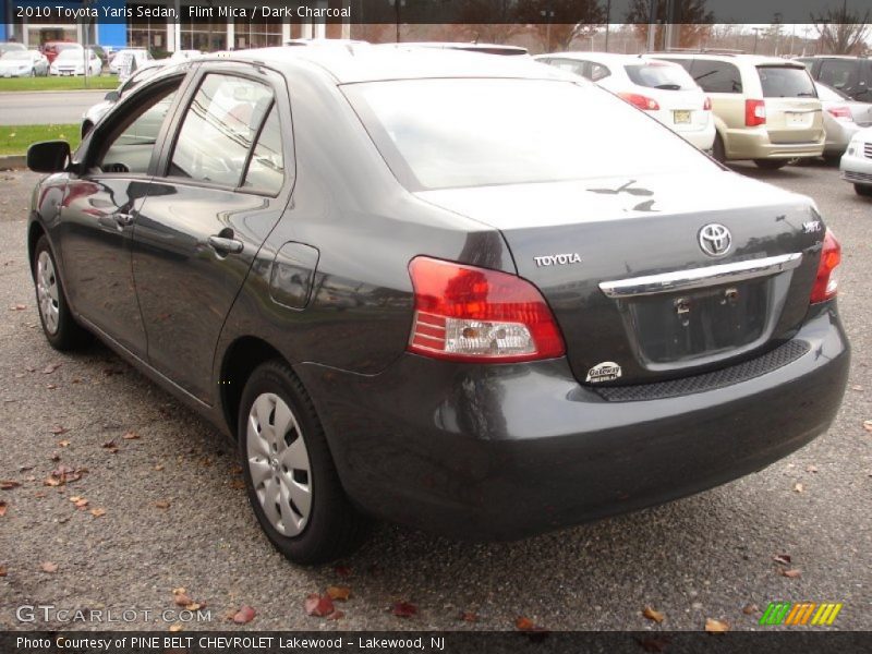 Flint Mica / Dark Charcoal 2010 Toyota Yaris Sedan