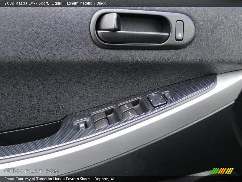 Liquid Platinum Metallic / Black 2008 Mazda CX-7 Sport
