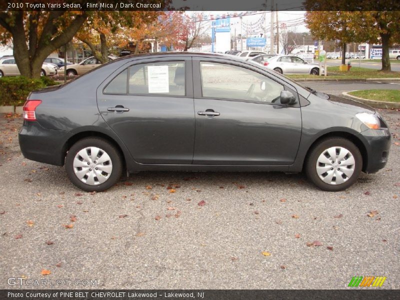 Flint Mica / Dark Charcoal 2010 Toyota Yaris Sedan