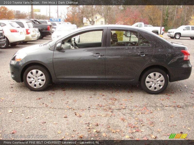 Flint Mica / Dark Charcoal 2010 Toyota Yaris Sedan