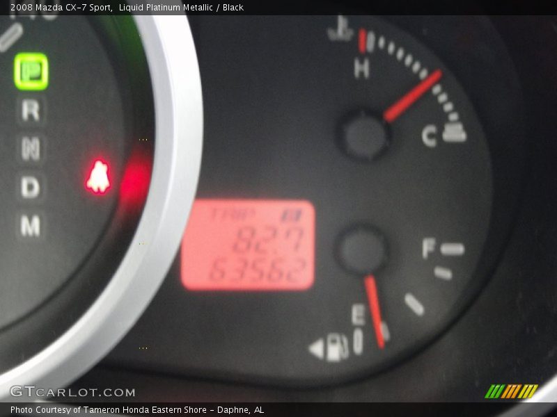 Liquid Platinum Metallic / Black 2008 Mazda CX-7 Sport