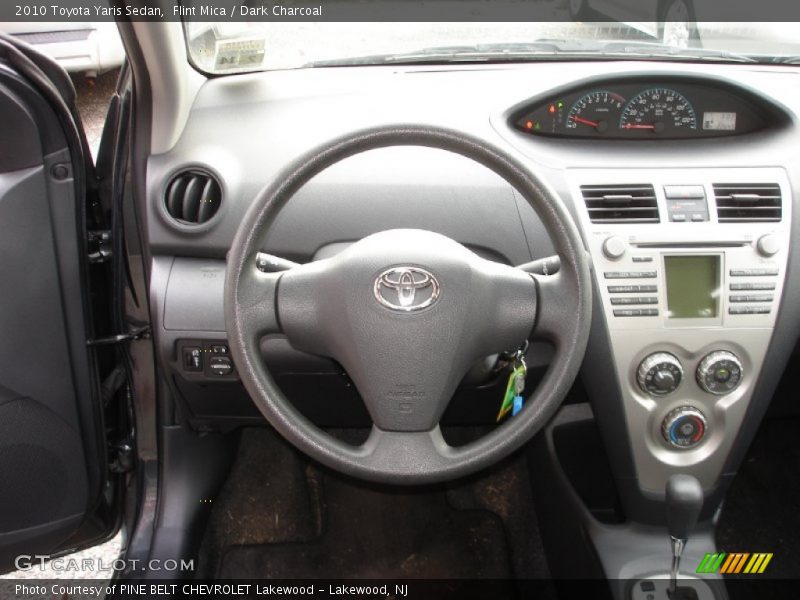 Flint Mica / Dark Charcoal 2010 Toyota Yaris Sedan