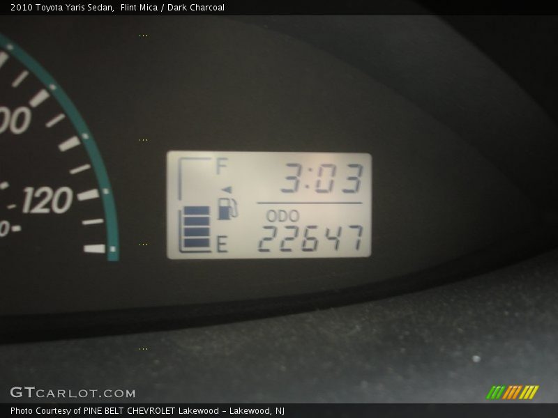 Flint Mica / Dark Charcoal 2010 Toyota Yaris Sedan