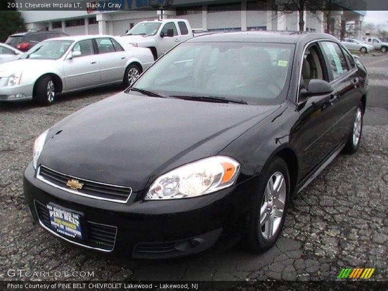 Black / Gray 2011 Chevrolet Impala LT