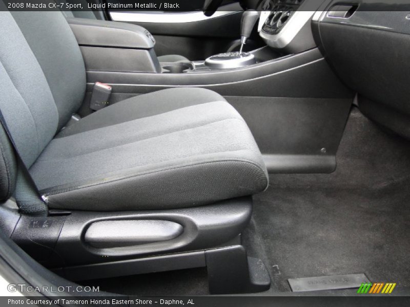 Liquid Platinum Metallic / Black 2008 Mazda CX-7 Sport