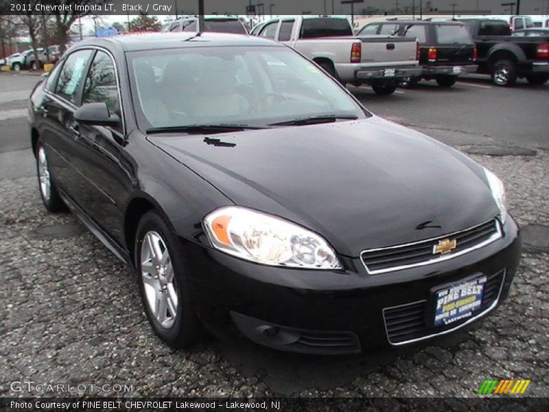 Black / Gray 2011 Chevrolet Impala LT