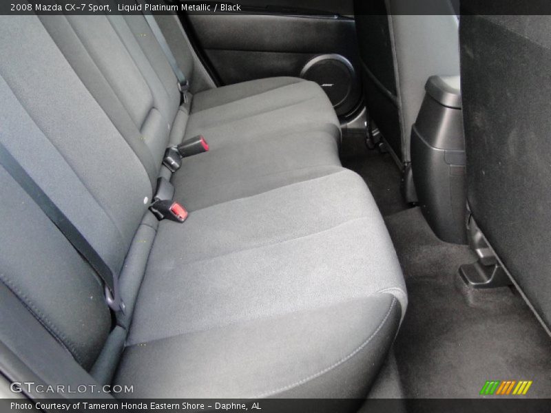 Liquid Platinum Metallic / Black 2008 Mazda CX-7 Sport