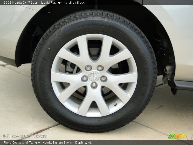 Liquid Platinum Metallic / Black 2008 Mazda CX-7 Sport