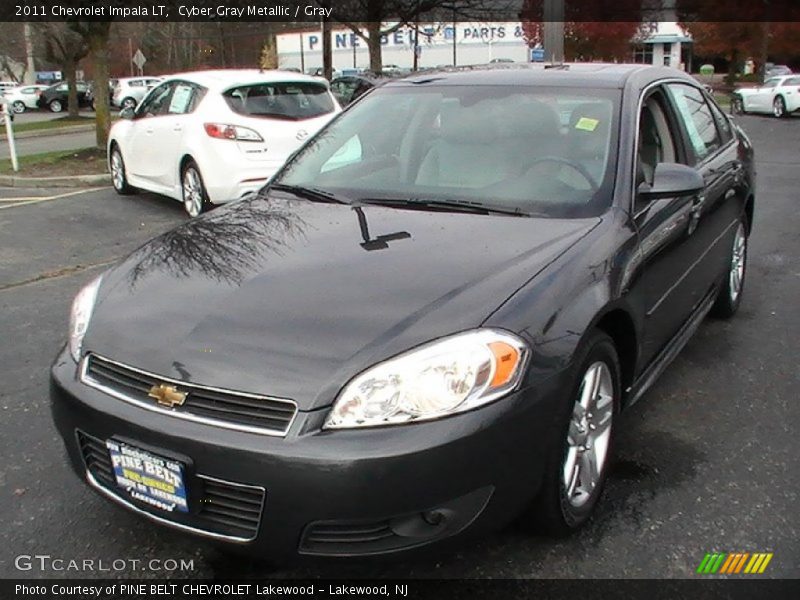 Cyber Gray Metallic / Gray 2011 Chevrolet Impala LT