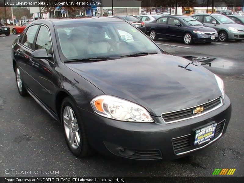 Cyber Gray Metallic / Gray 2011 Chevrolet Impala LT